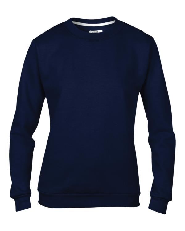 Anvil women's set-in-sweatshirt - Navy Blue