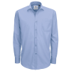 B&C Men's Smart Long Sleeve Shirt - Business Blue