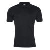 AWDis Mens Cool Smooth Polo Shirt - Jet Black