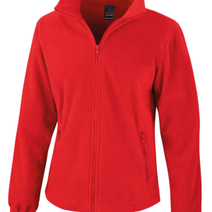 Women's Fashion Fit Outdoor Fleece - Flame Red