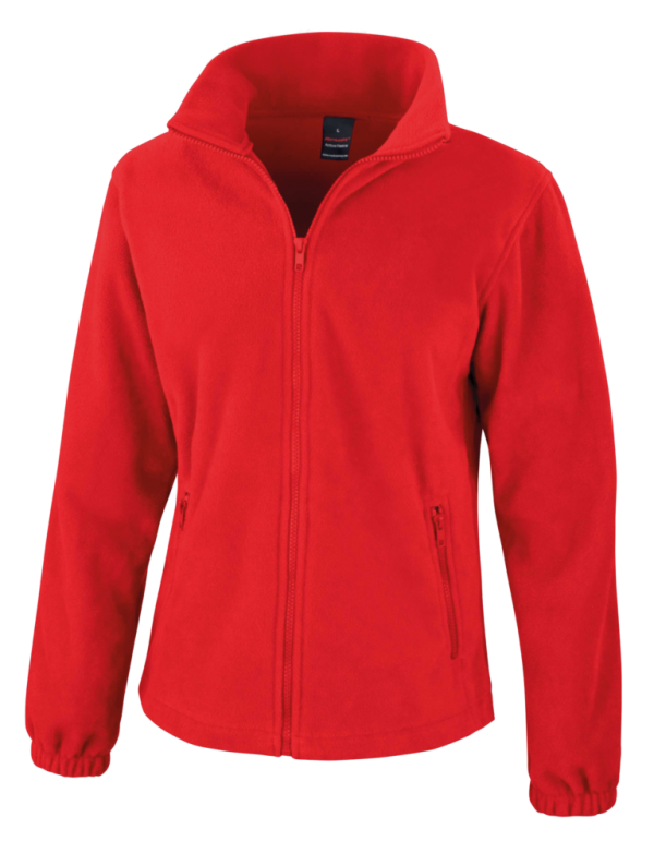 Women's Fashion Fit Outdoor Fleece - Flame Red