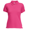 Fruit of the Loom Lady-Fit Polo Shirt - Fuchsia